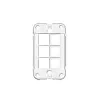 Diginet MEDMGP6G | MEDM 6G Grid Plate Suits Iconic 40M | 3 Dimmer, 3 Switch Config