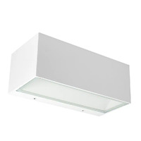 Martec MLXD34518W | Delta 18W Tricolour LED Up/Down Wall Light | White