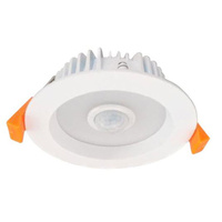 CLA 10w 90mm Fixed motion sensor LED downlight white 3000K | MOTION1