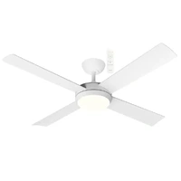 Martec MQDC1243WR | Quantum DC 1220mm White Ceiling Fan With Light | With Remote Control