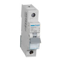 HAGER MSN120 | 20Amp Single Pole 6kA C-Curve Circuit Breaker