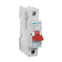 HAGER MSN163R | 63Amp Single Pole 6kA C-Curve Circuit Breaker