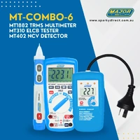 Major Tech MT-COMBO-6 | MT1882 TRMS Multimeter + MT310 ELCB Tester + MT403 NCV Detector
