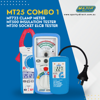 Major Tech MT25-COMBO-1 | MT723 Clamp Meter + MT500 Insulation Meter + MT310 ECLB Tester