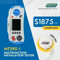 Major Tech MT390 | Multifunction Installation Tester | Bluetooth 4.0
