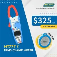 Major Tech MT777 | 1000A AC/DC TRMS Bluetooth Clamp Meter