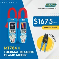 Major Tech MT784 | 1500V DC Thermal Imaging Clamp Meter