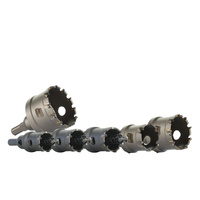 Major Tech MTCT-SET-1 | Tungsten Carbide Tipped (TCT) Holesaw with Arbour Kit | 6-Sizes