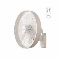 Martec MWFC400W | Como AC 16" White Wall Fan w/Remote Control | Oscillates