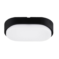 Mercator MX1210O | Small Oval Polycarbonate Bunker 10w LED IP 54 | Inc White & Black Trims