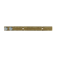 IPD NB24-K | 165A 24 Way Neutral Link Bar | 6mm Tunnels (227mm)