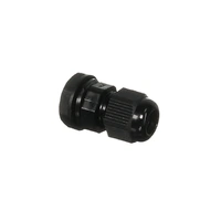 Matelec NCG-M12/B | 12mm Nylon Cable Gland | Black