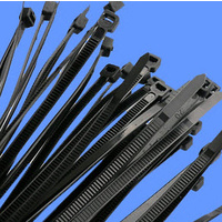 Cable Ties NCT-100-25B | 100mm x 2.5mm UV Resistant Black (100) Pack