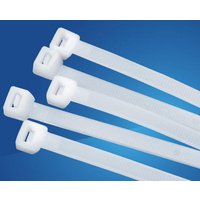 Cable Ties NCT-300-48N | 300mm x 4.8mm WHITE (100) Pack