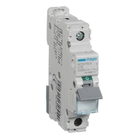 HAGER NDN116A | 16 Amp Single Pole 10kA Circuit Breaker | D Curve