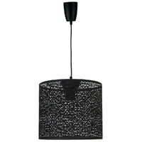 Oriel OL2010-BURSA-BK | 300mm DIY Pendant Suspension + Bursa Light Shade | Black