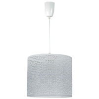 Oriel OL2010-BURSA-WH | 300mm DIY Pendant Suspension + Bursa Light Shade | White
