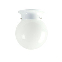Oriel OL2100-15WH | Jetball 150mm DIY Opal Glass Ceiling Light | White