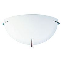 Oriel OL44331CH | 300mm Claw Wall Light | Opal/Chrome