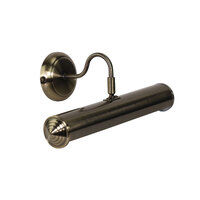 Oriel OL50800AB | Picture Light Indoor Plated Wall Light | Antique Brass