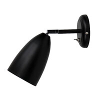 Oriel OL55211BK | Salem Adjustable Wall Light With Switch | Black