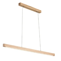 Oriel OL60690-1500 | ALPHA 150cm Ash Wood LED Pendant | Tri-CCT