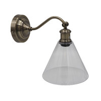 Oriel OL69385AB | Abby Hamptons Classic Wall Light | Antique brass