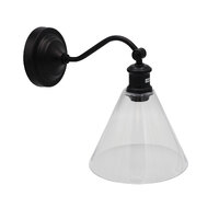 Oriel OL69385BK | Abby Hamptons Classic Wall Light | Black