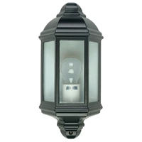 Oriel OL7270BK | Fenchurch Traditional Outdoor Wall Sconce | Black