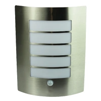Oriel OL7293SS | Cheeta Outdoor Wall Light With Sensor E27 | Stainless Steel