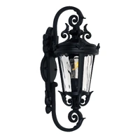 Oriel OL7381BK | Albion Traditional Outdoor Wall Light | Black