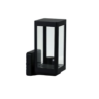 Oriel OL7641BK | Portico Black Outdoor Wall Light | IP44