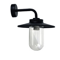 Oriel OL7643BK | Anzio Outdoor Wall Light | Black