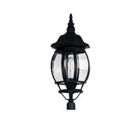 Oriel OL7665BK | Highgate Traditional Outdoor Post Top Light | Black