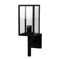 Oriel OL7844BK | Pandora Wall Bracket Hamptons Style Outdoor Wall Light | Black