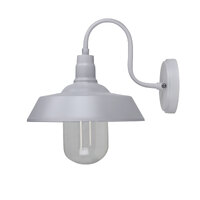 Oriel OL7890WH | Hudson Barn Style Wall Light | White