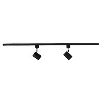 Oriel Lighting OL85301 | Light Track Kit 2 BARIL 7W LED GU10 | Black | 1M