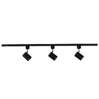 Oriel Lighting OL85303 | Baril 3 Light Track Kit | Black