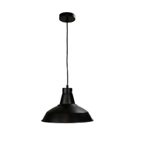 Oriel OL86261 | Warehouser 31cm Industrial Pendant | Black