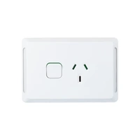 Clipsal Pro Series P3015-XW | Single Power Point GPO 10Amp 250v Extra Vivid White P3015XW