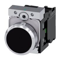 Siemens PB-M-BLK | Sirius ACT Metal Round Push-button 500VAC/DC | Black