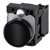 Siemens PB-P-BLK | Sirius ACT Round Push-button 500VAC/DC | Black Product main image