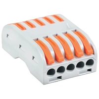 Major Tech PCT-225B | 2.5mm² 5-Pole Interjoining Connector Blocks | Jar of 20