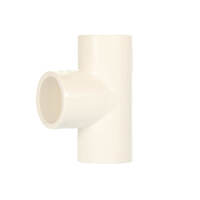 AC Direct PDP20-TEE | 20mm Pressure Drain Pipe T Piece | White