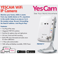 PSA PINYES717 | YESCAM 720P HD WiFi IP CAMERA