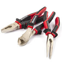 Renegade Industrial 3 Piece Chrome Vanadium Steel Plier Set | PLIER3PIECE