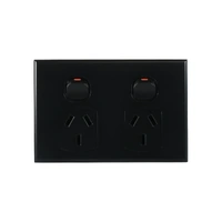 CSG POD10MB-L | GEO Double Power Point Matte Black | 10A