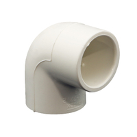AC Direct PP20-90E | 20mm Pressure Drain Pipe bend 90° Elbow | White