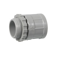 NLS 30209 | 25mm PVC Plain to Screw adaptor | PS25 