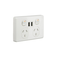Trader Puma PUPP2USB2G | Twin Socket Outlet 10AMP With Dual 3.4A USB Charger